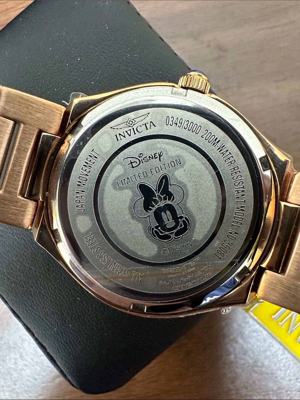 NWT LE Invicta Women’s Rose Gold Minnie Mouse Watch 35081