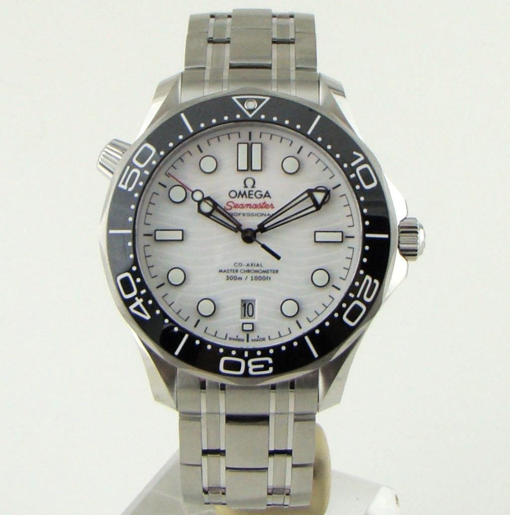 Omega White Dial Seamaster Chronometer Diver 300m 210.30.42.20.04.001 Warranty