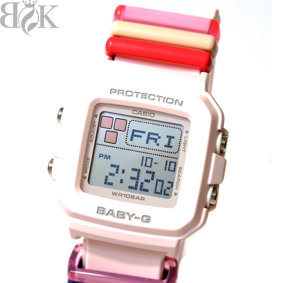 Item Casio BABY G PLUS BGD 10L 4JR Ladies Wristwatch Quartz Light Pink Pastel Co