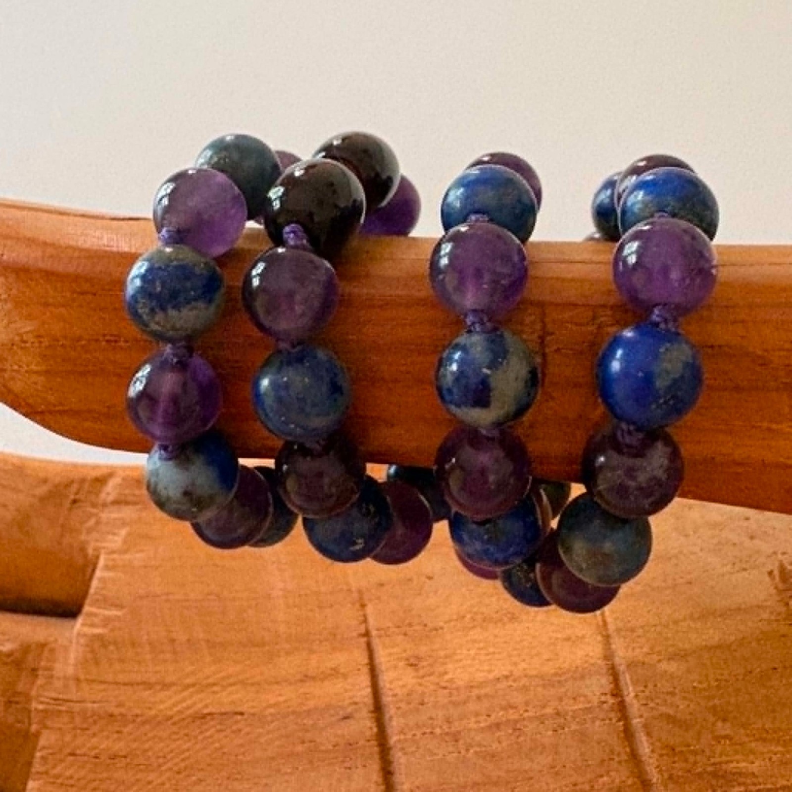 Baltic Essentials ADHD “AMETHYST- LAPIS LAZULI” Necklace 14″ Age 5-12 Years.