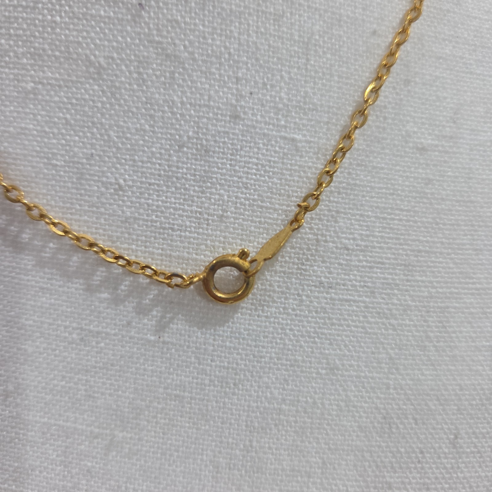 New Vintage Gold Cross Heart Anchor Necklace Gold 20x15mm Pendant 45cm Chain