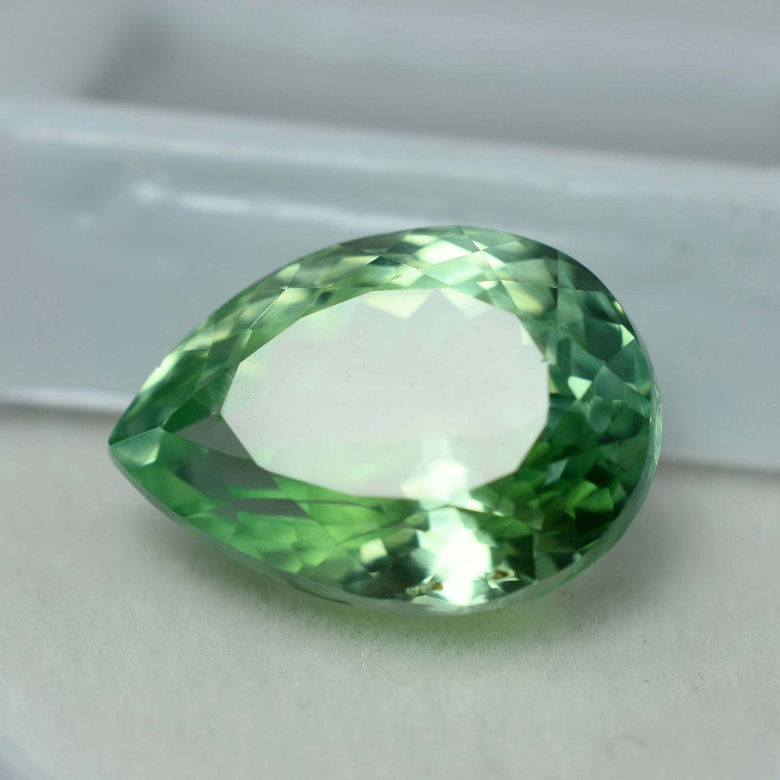 Natural Grandidierite Pear Shape Bluish Green 10.00 Ct CERTIFIED Loose Gemstone