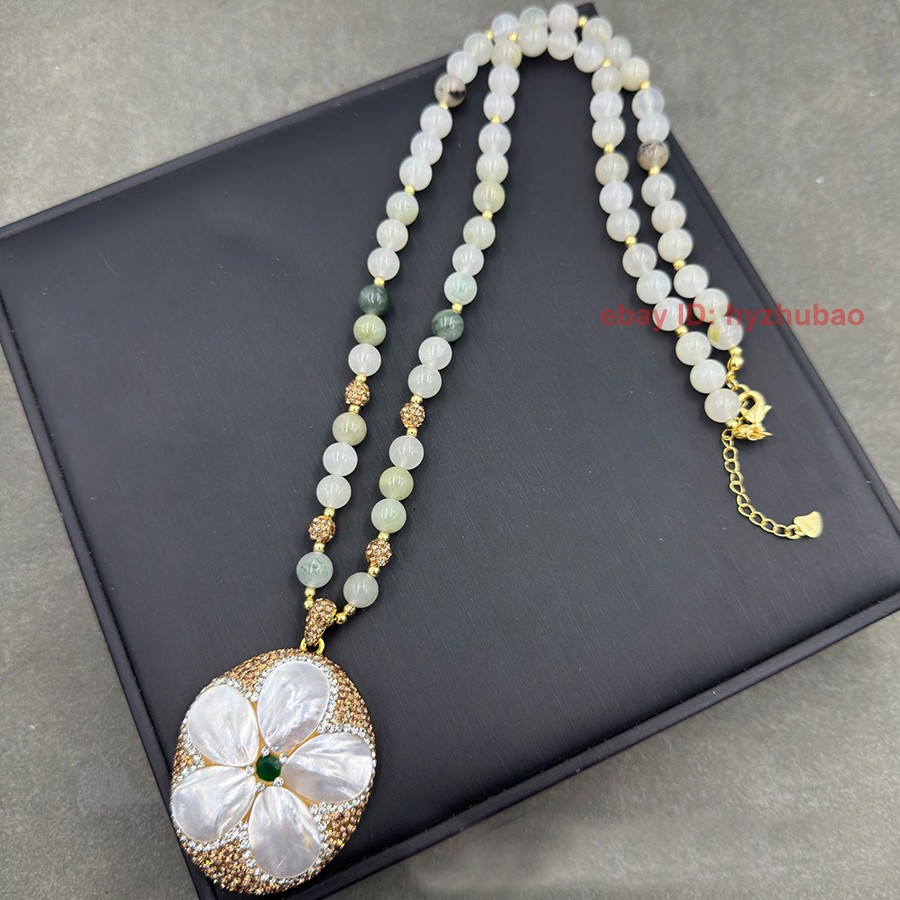 Natural Mother of Pearl Shell Gems Inlay Earring Ring Bracelet Pendant Necklace
