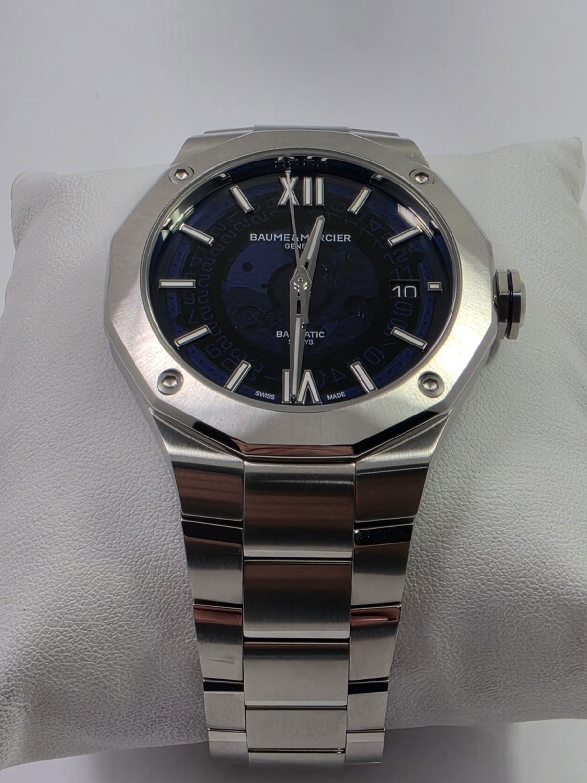Baume and Mercier Riviera Baumatic Automatic Blue Dial Men’s Watch M0A10616