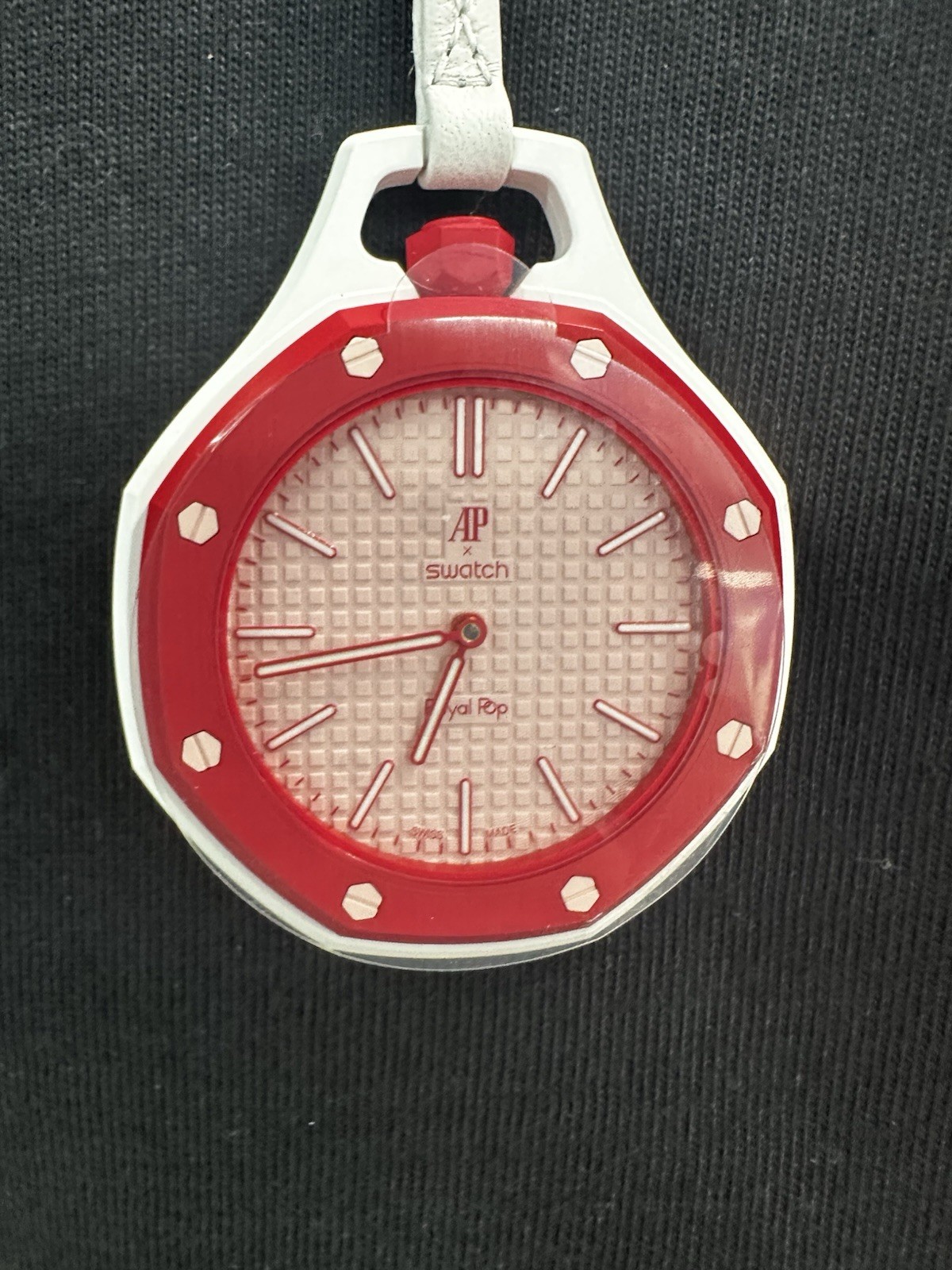 Audemars Piguet Swatch Royal Pop Otto Rosso Red Leather Strap New in Box/Papers