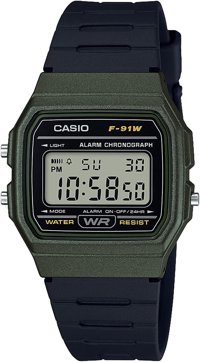 New Casio F-91WS-7JH Unisex Watch White Japan