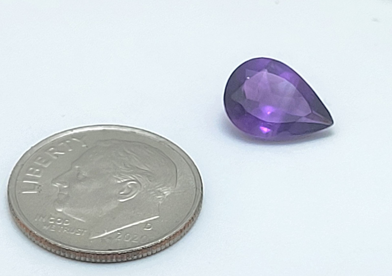 2.1 Ct Pear Shaped Amethyst