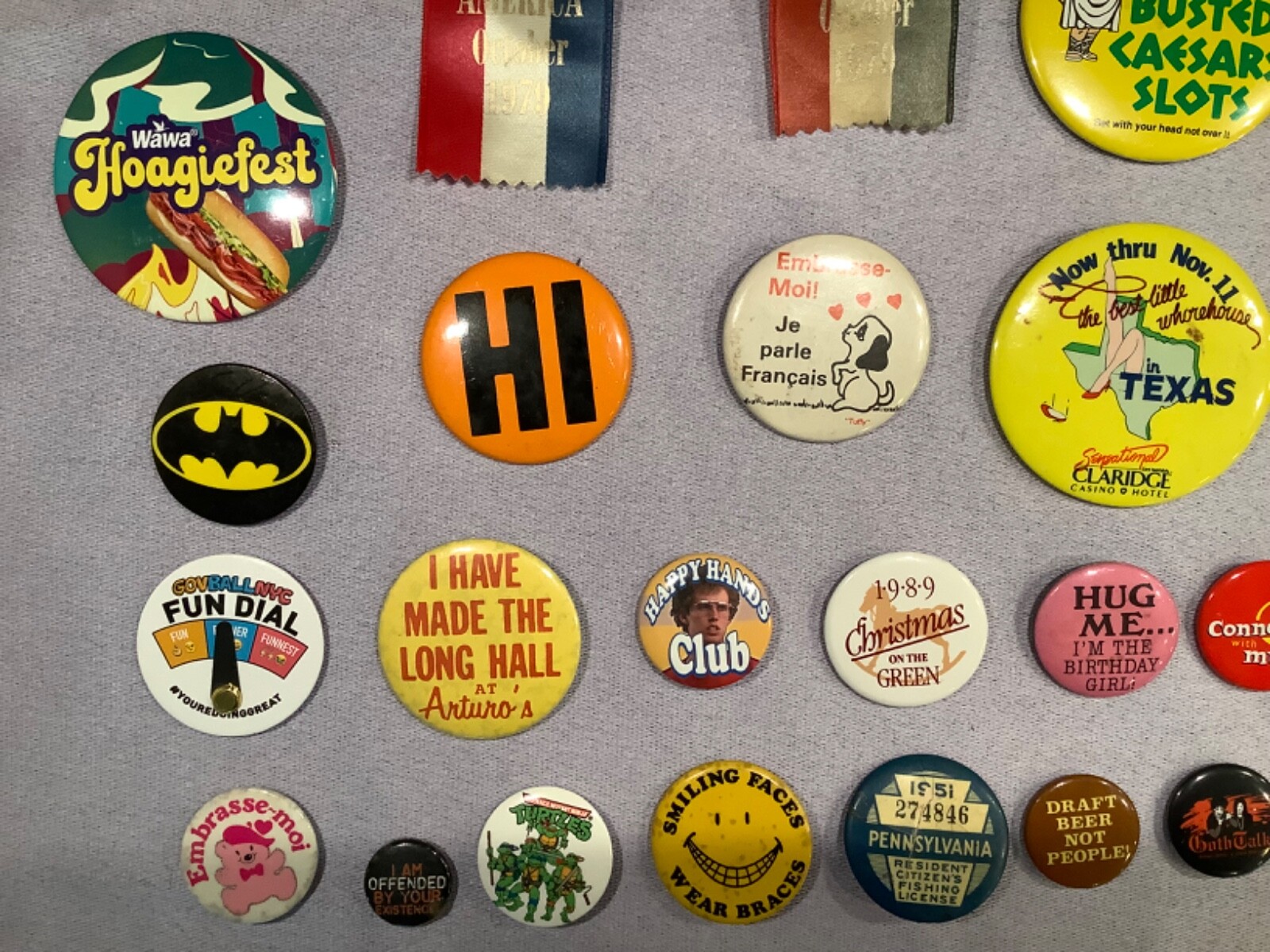 VINTAGE PINBACK BUTTONS: U PICK