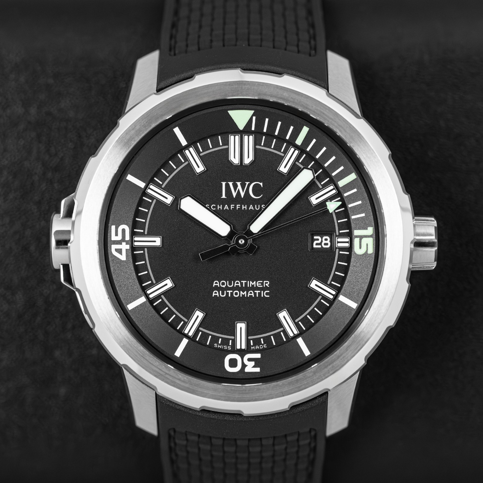 IWC Aquatimer Men’s Black Watch – IW328802