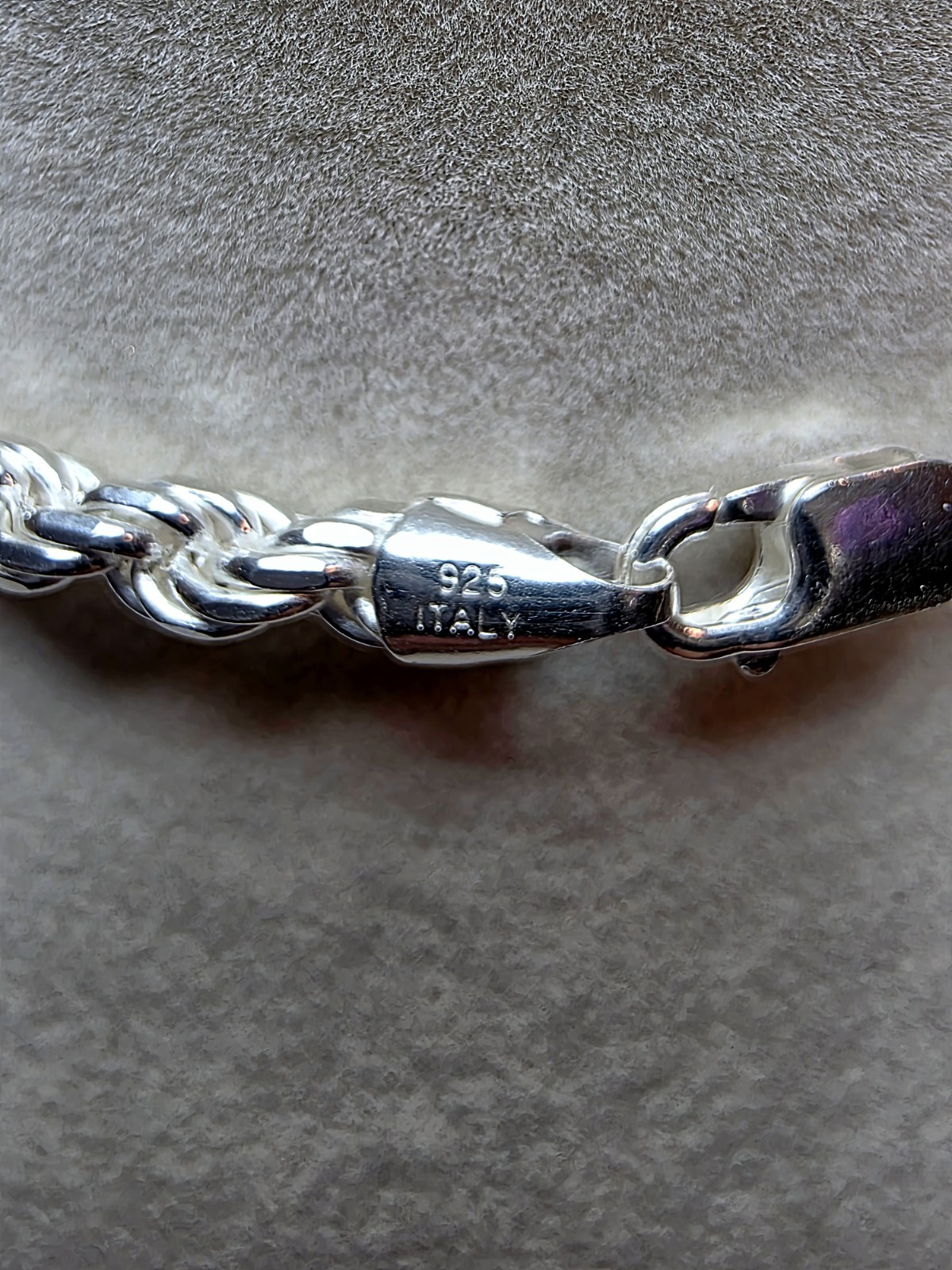 26″ 5mm 50g Rope Solid 925 Sterling Silver Stamped