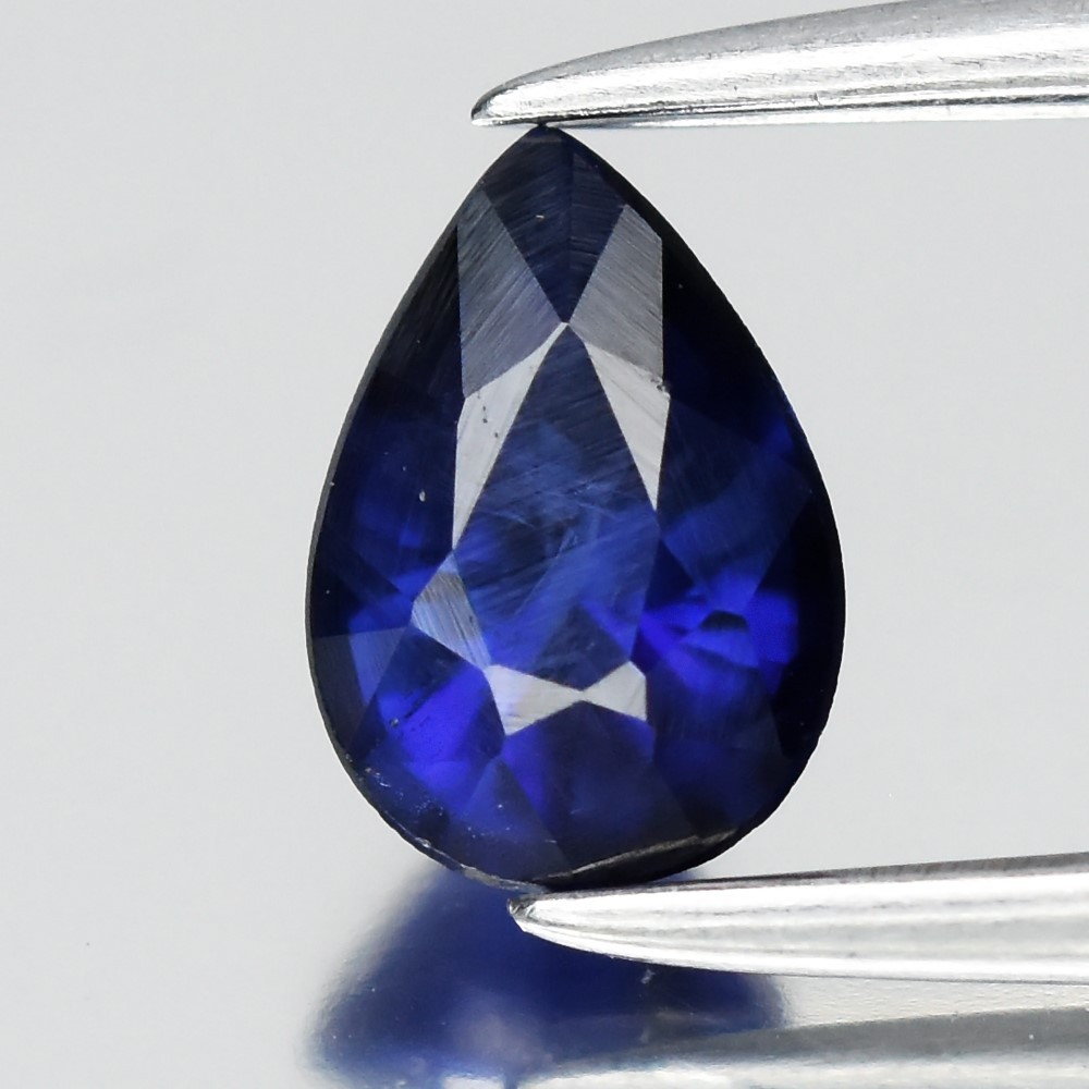 💎 0.56ct 5.7x4mm Pear Blue Sapphire – Ceylon Gemstone