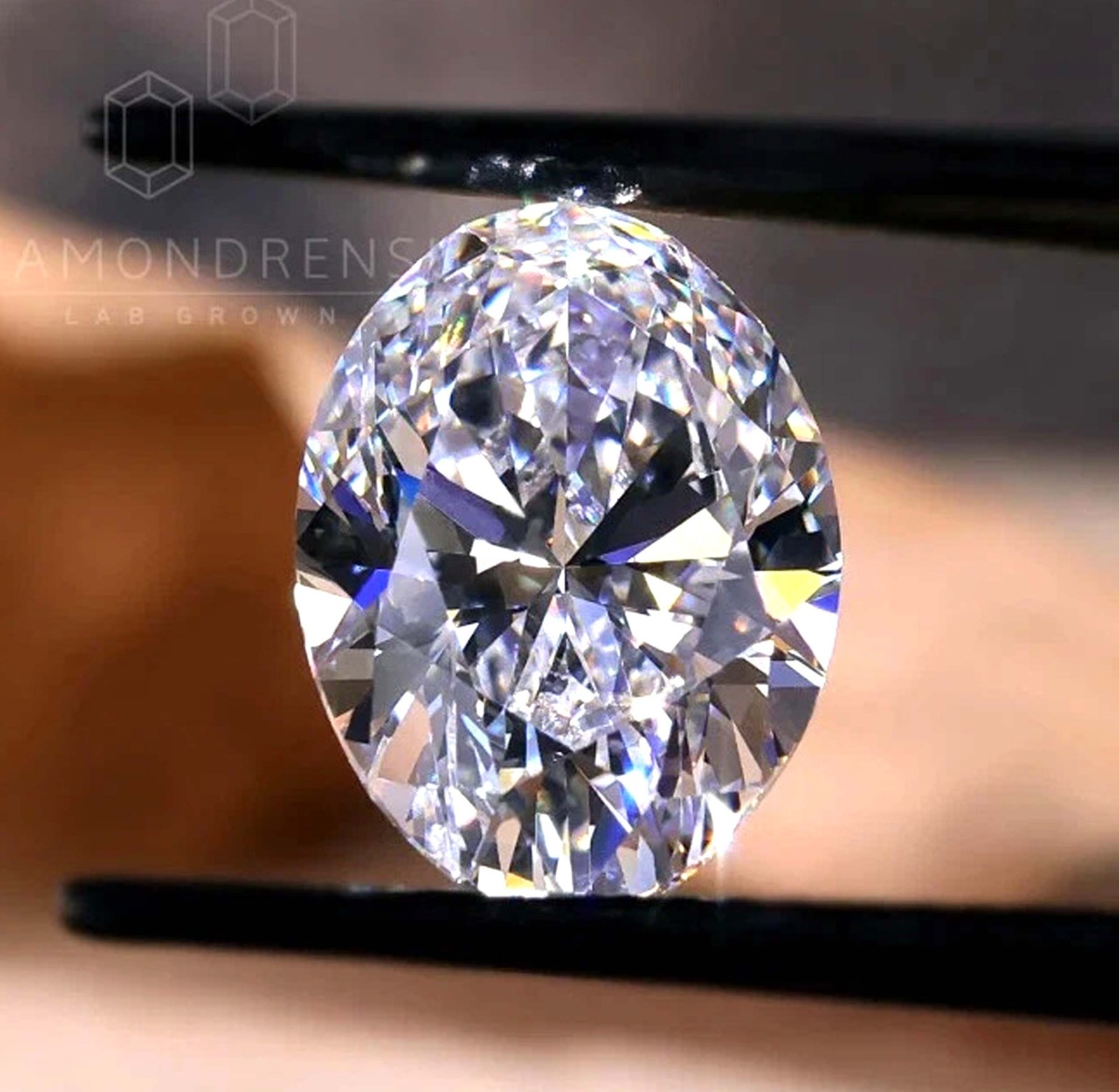 IGL Certified 2.8 Ct Oval Cut Lab Grown Diamond D Color VVS1 CVD Loose Gems 5OSN
