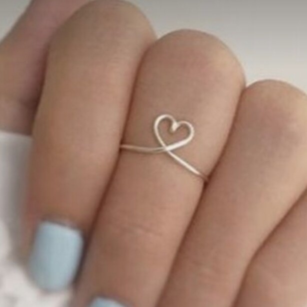 925 Sterling Silver stacking Handmade Ring Wedding Wide Jewelry Gift Her A-597
