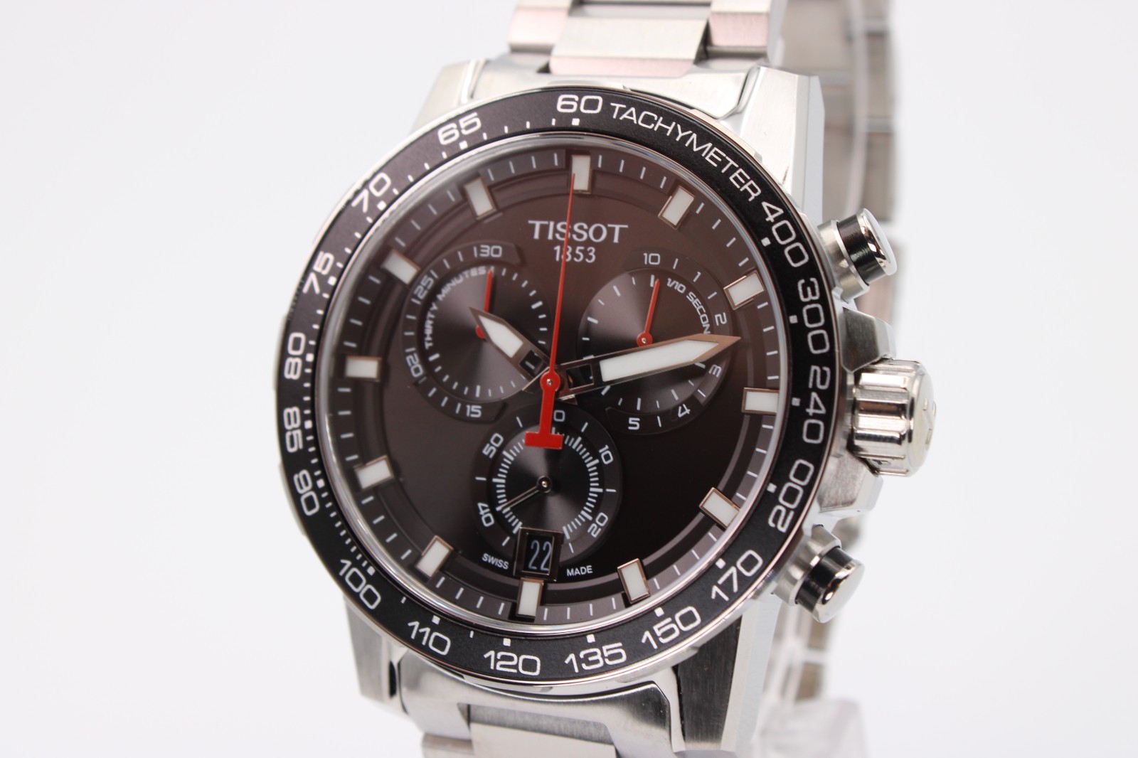 TISSOT Supersport Chrono T125.617.11.051.00 Quartz Black Dial Men’s Watch 45.5mm