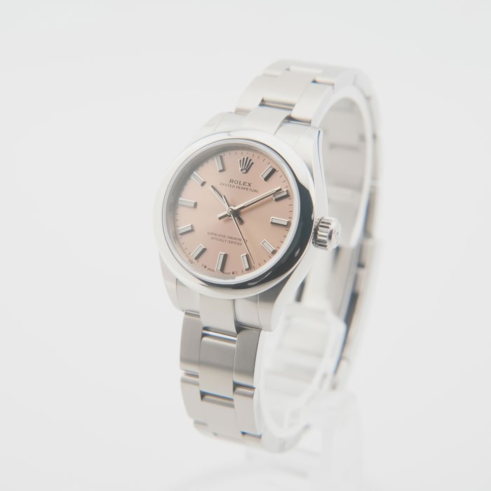 ROLEX Oyster Perpetual 28 276200 Pink Warranty 2021 Box/Paper