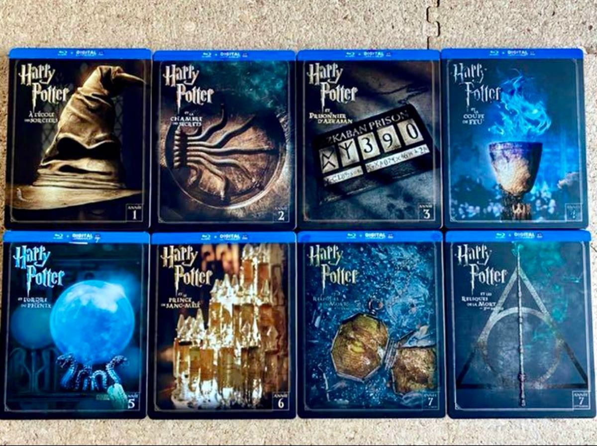drop Harry Potter 1 8 steel book Blu ray complete set Harry Potter Sorcerer’s St