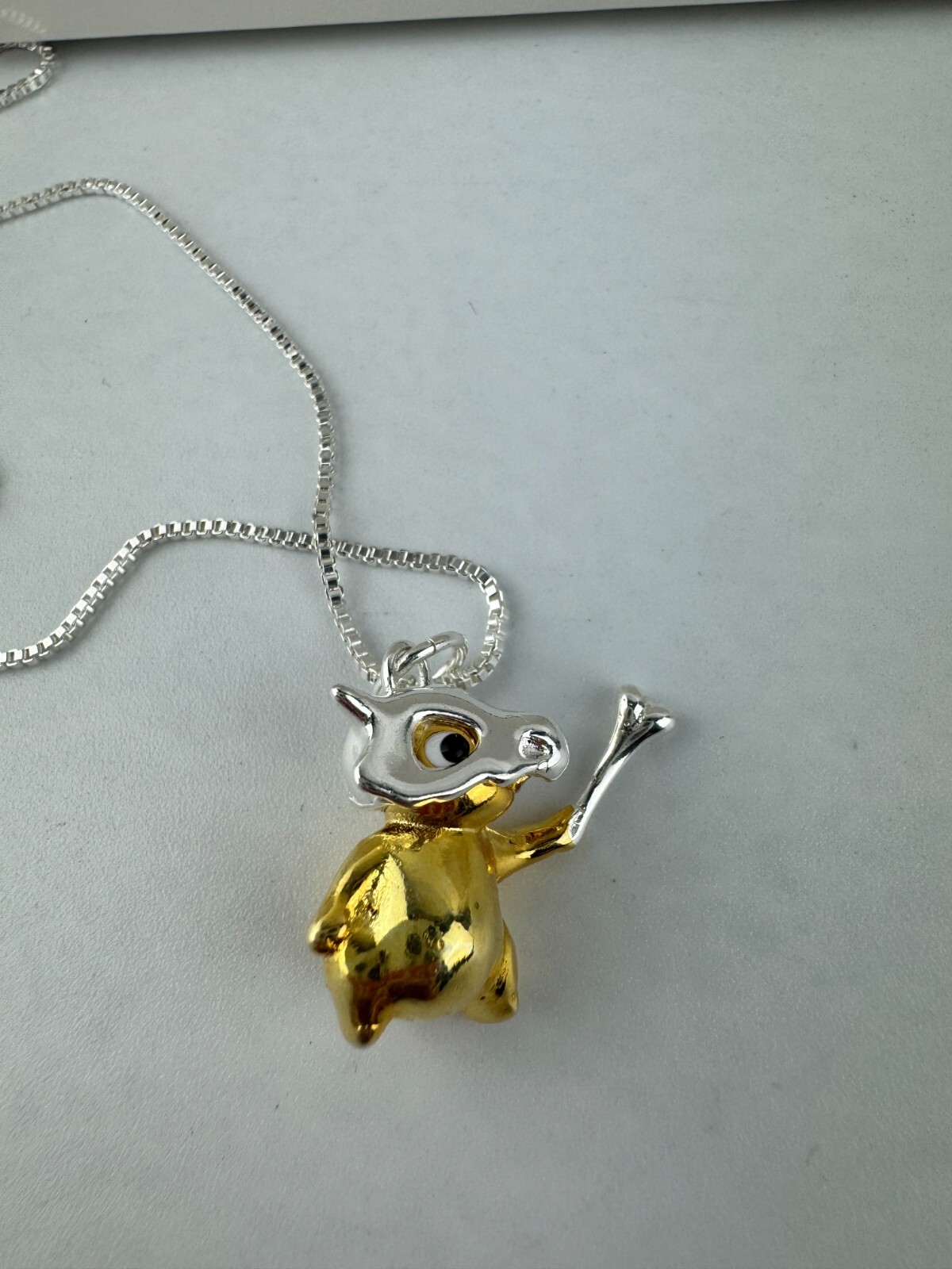Anime Pokemon Necklace Cubone Pendant Jewelry Necklace Gift Cute Accessories