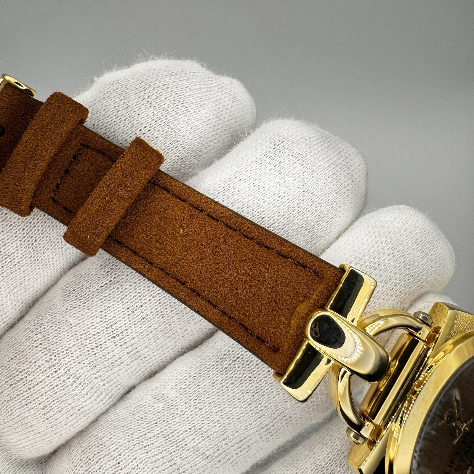 Isaac Mizrahi Live Watch Leather Band