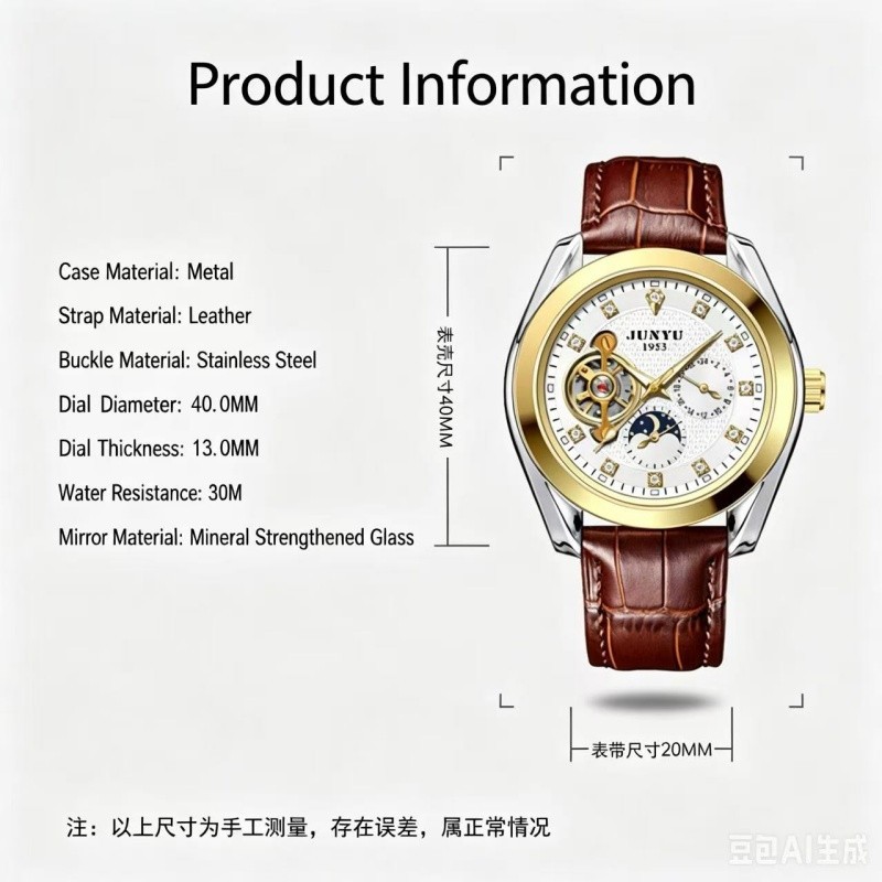 Men’s luxury Automatic Mechanical Watch Classic business Self-winding Gifts