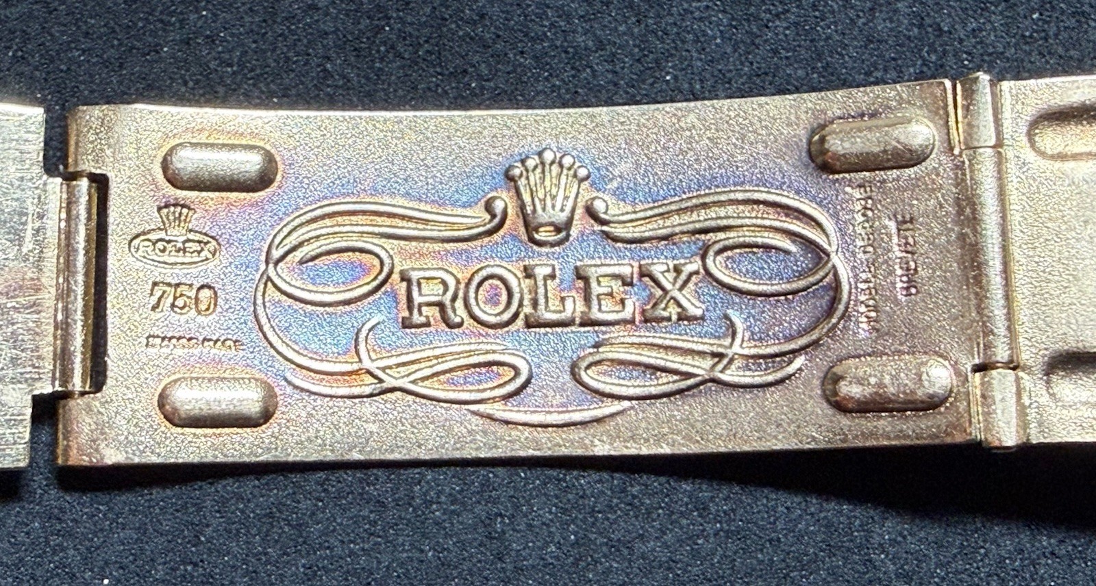 1958 Rolex Day-Date 36mm Watch 6611 18k Gold Jubilee Engraved Fluted President