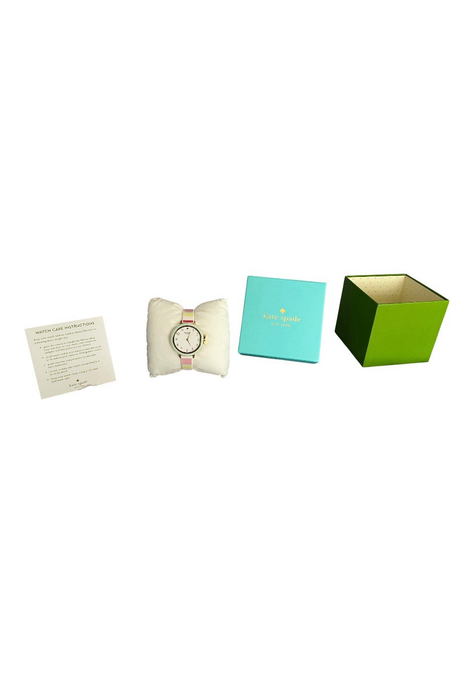 Kate Spade Live Colorfully Multi-Stripe Watch – KSW1410 – NEEDS NEW BATTERY