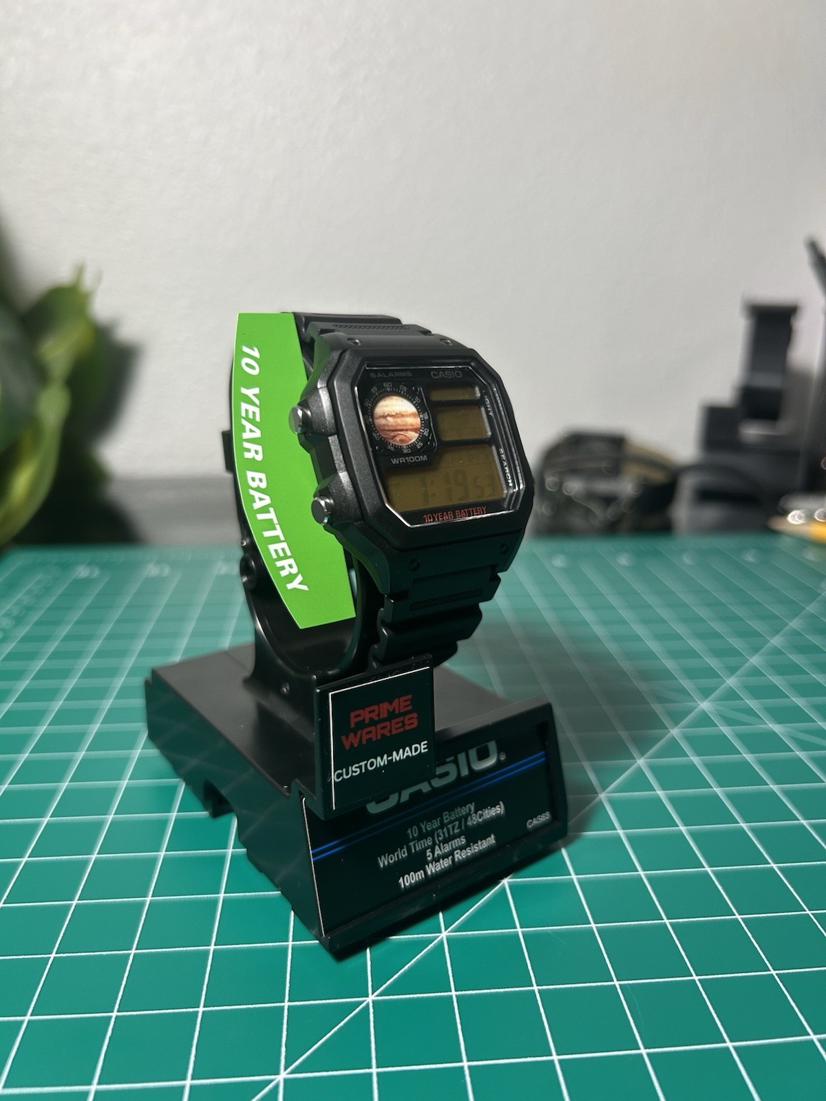 Custom Casio AE1200 Royale Watch | Jupiter Text Removal Mod