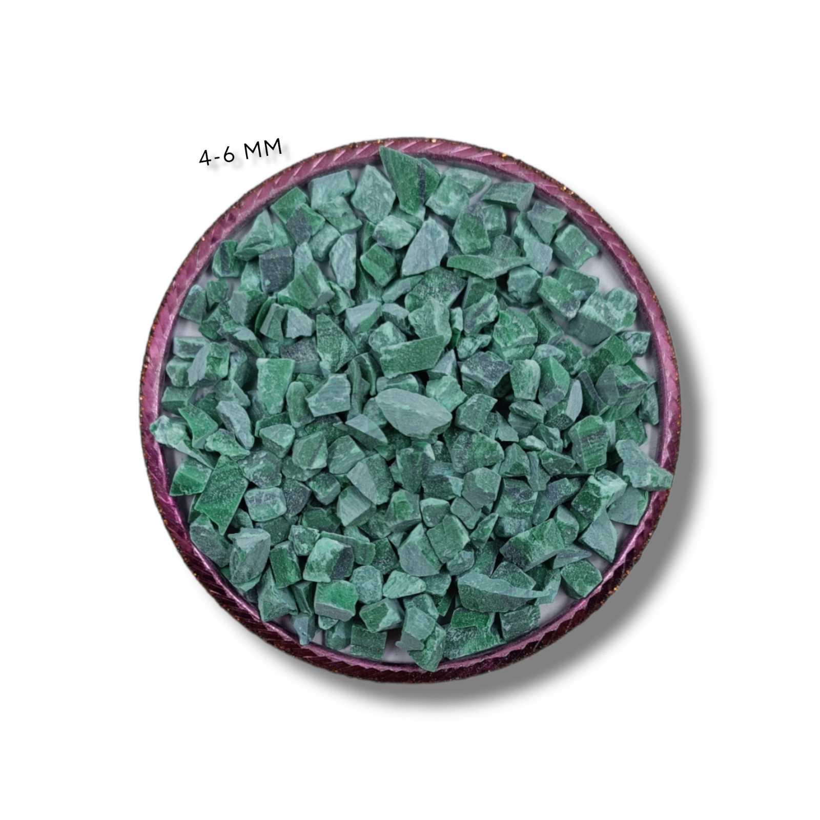 Crushed Malachite Gemstone Coarse Stone Inlay Woodworking Powder Inlay