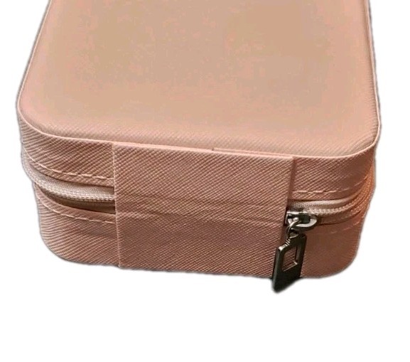 Travel Jewelry Case – Gift for Teen Girls – Light Pink (115)