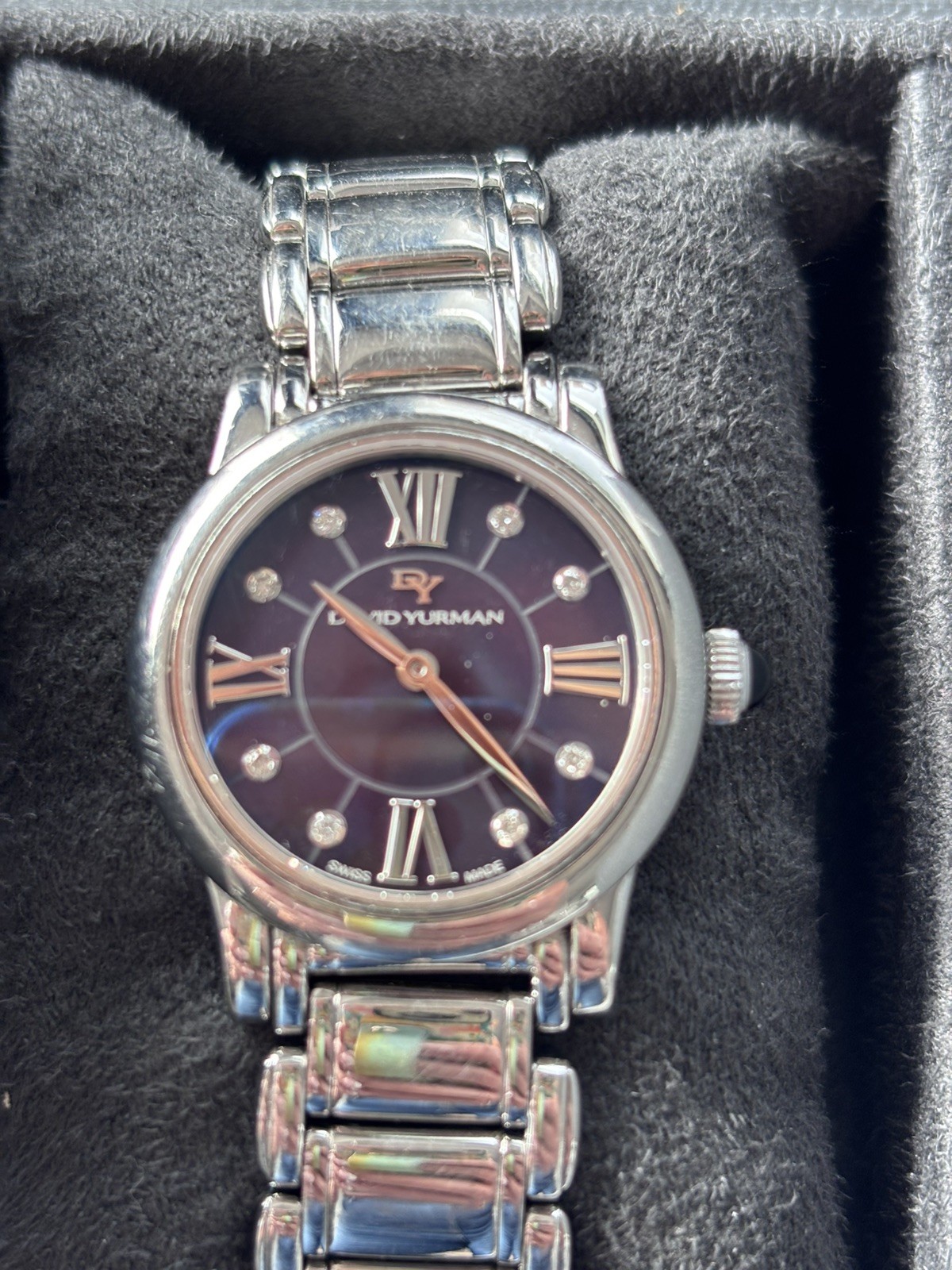 David Yurman Women’s Watch Stainless Steel with Diamonds