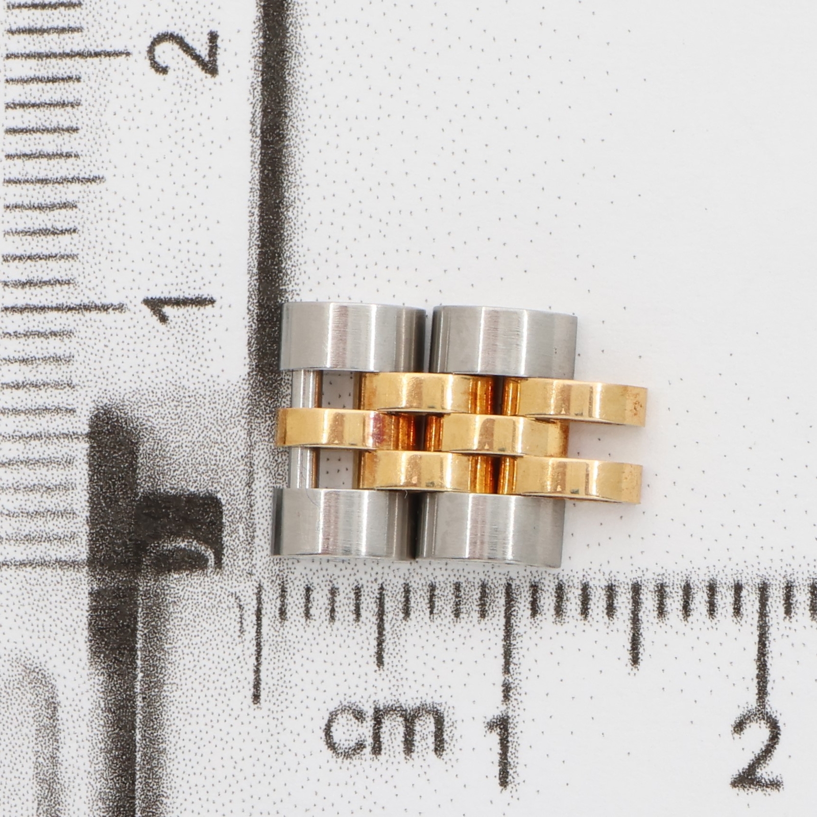 Link Rolex Rolex 2 pieces links hollow Jubilee steel & gold 10.0mm wide for 26mm