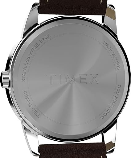Timex Men’s Watch Easy Reader Quartz Brown Adjustable Leather Strap TW2V68700