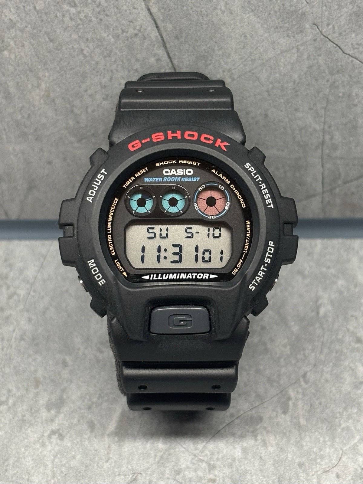Rare Casio G-Shock DW-6900 Authentic Used (3230) Great Condition Color-Black