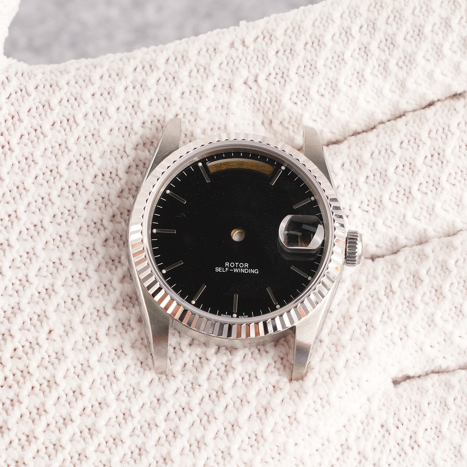 DIY 36mm Watch Steel Case kit For 2836 2834 2846 After-sales accessories