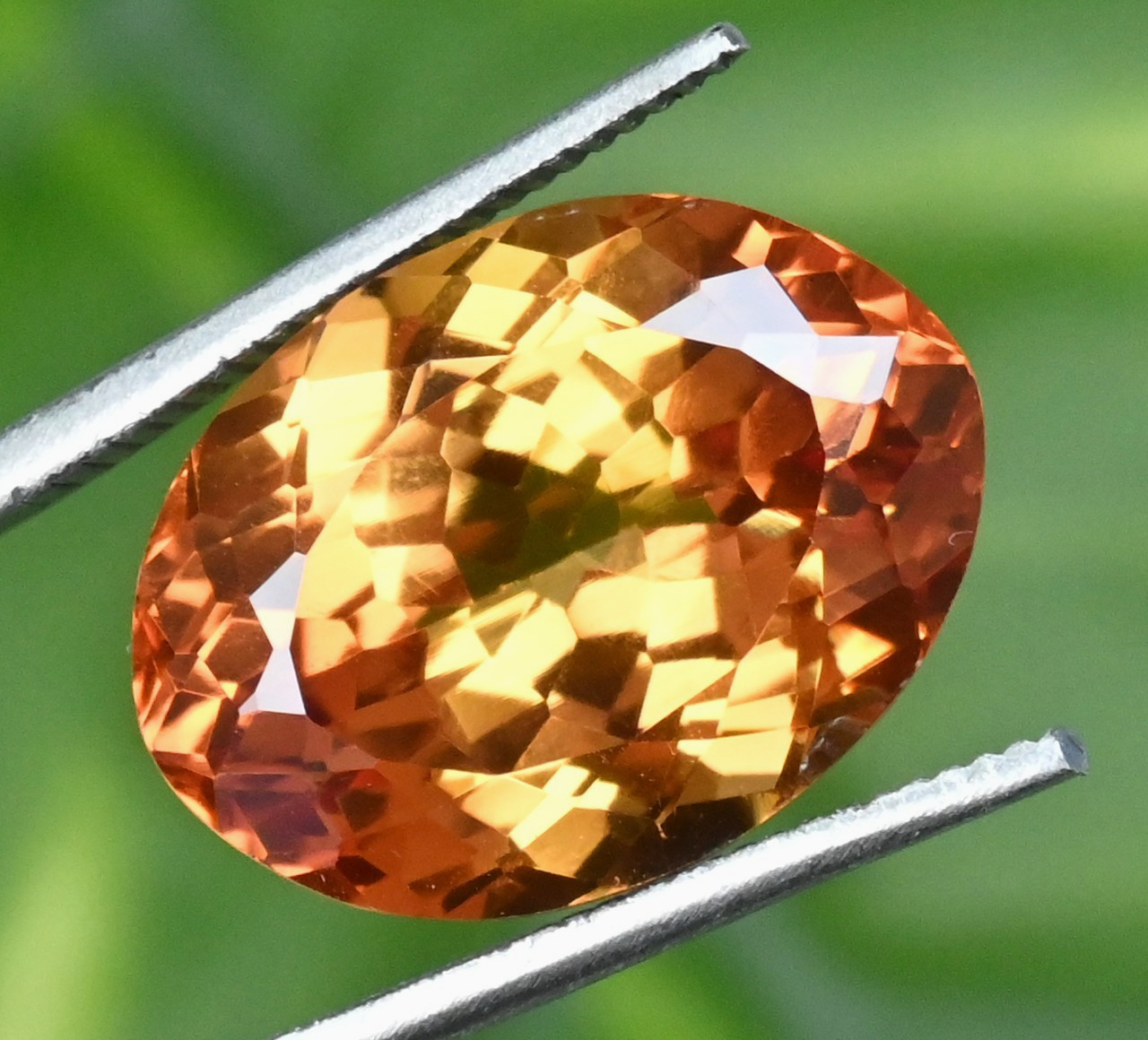 20.00 Ct Natural Imperial Topaz Oval Flawless Untreated Certified Loose Gemstone