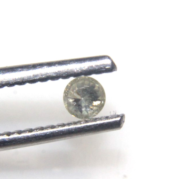 0.11 CTS YELLOW COLOR ROUND SHAPE SOLITAIRE DIAMOND 3.12-3.14×1.81 MM