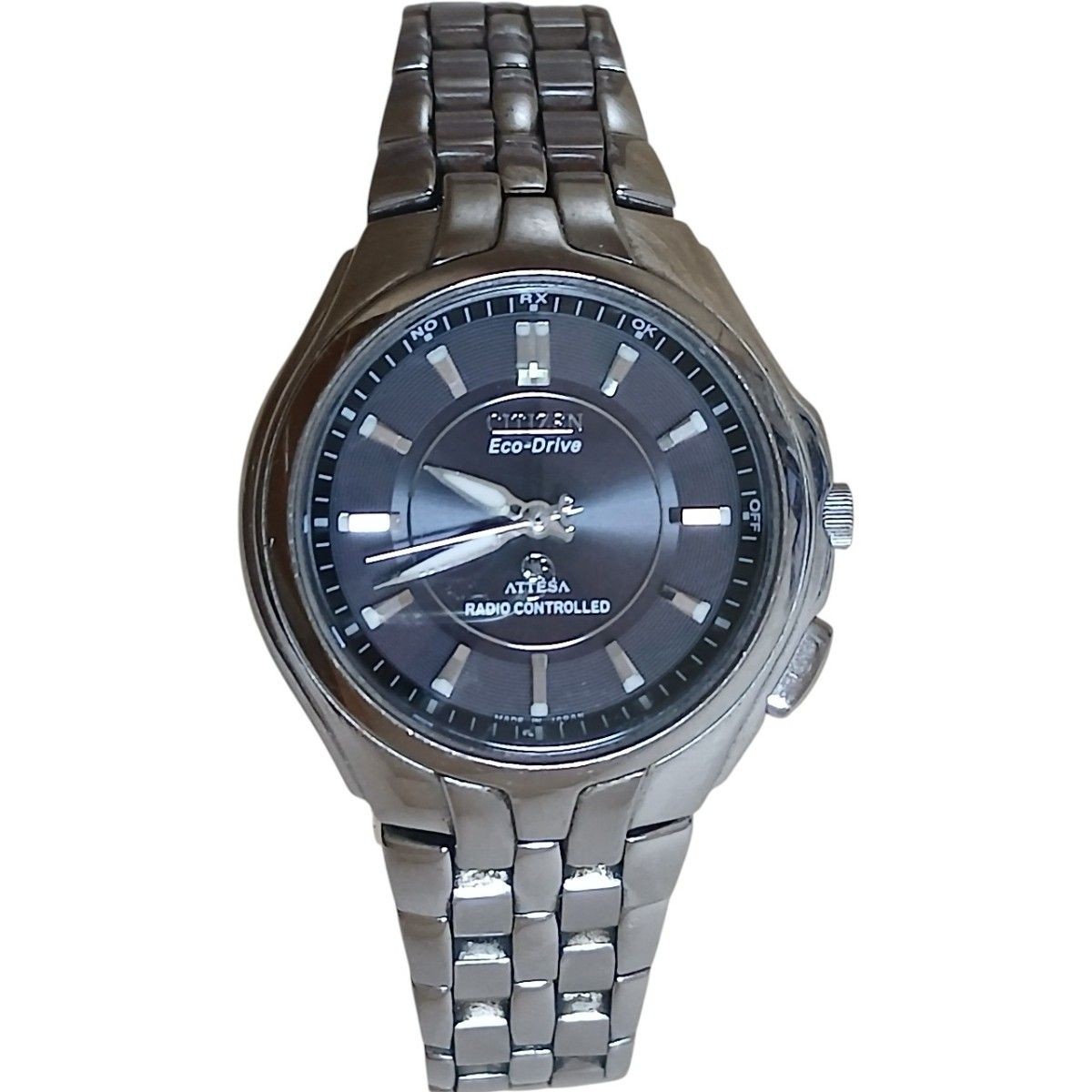 Citizen Attesa H330-T007635 Solar-Powered Titanium Black
