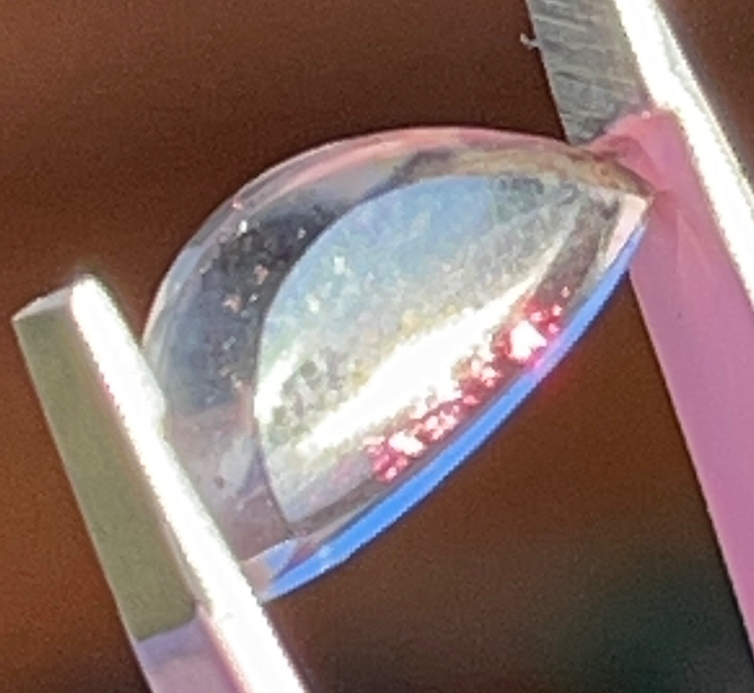 PFS-2 Pink Fire Quartz 2.60ct 13x7x4mm Brazil one mine worldwide