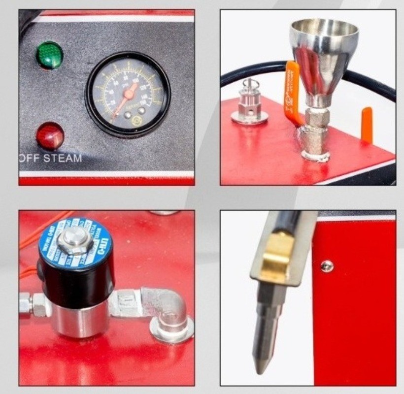 High-Temperature Steam Cleaner Dual-Head High-Pressure Steam Machine 220V