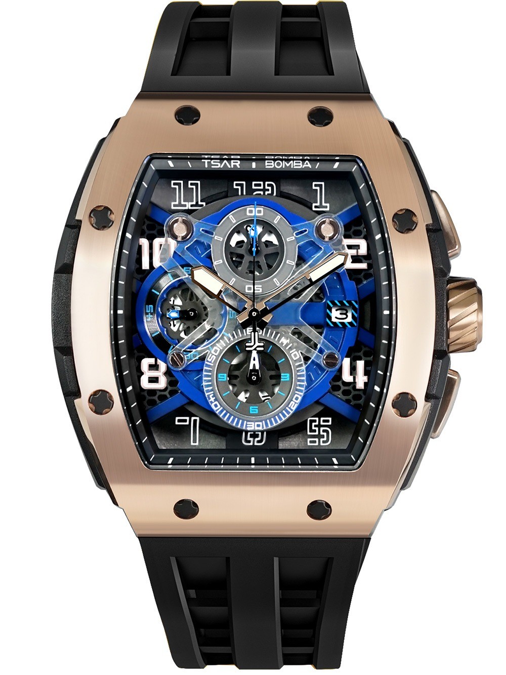 Tsar Bomba TB8211Q-05 Mens Watch Elemental Chronograph 52mm 5ATM