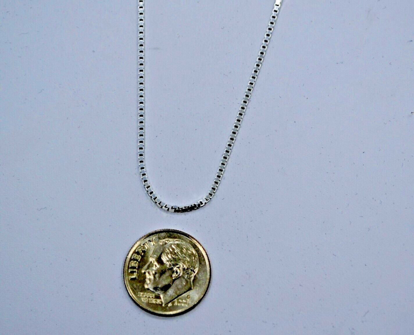 Sterling Silver(925) Box 24 Chain(1.2 mm) Made in Italy 14,16,18,20,22,24,30″