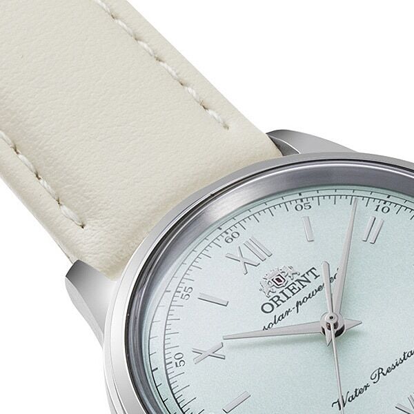 ORIENT Classic Bambino 38 RN-WK0002E Analog Men’s Watch Ivory White Silver Solar