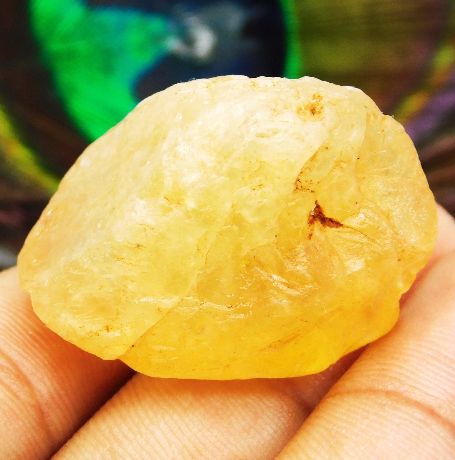 Natural 77.00 Ct Yellow Citrine Untreated Unheated Raw African Rough Loose Gems