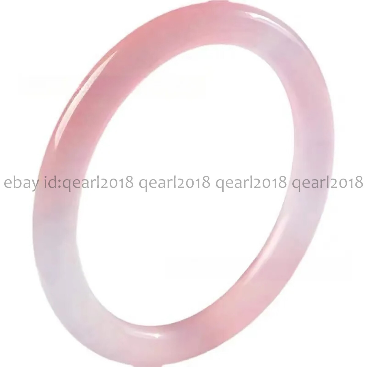Pink White Jade Jadeite Bracelet Bangle Chinese Traditional Women Jewelry