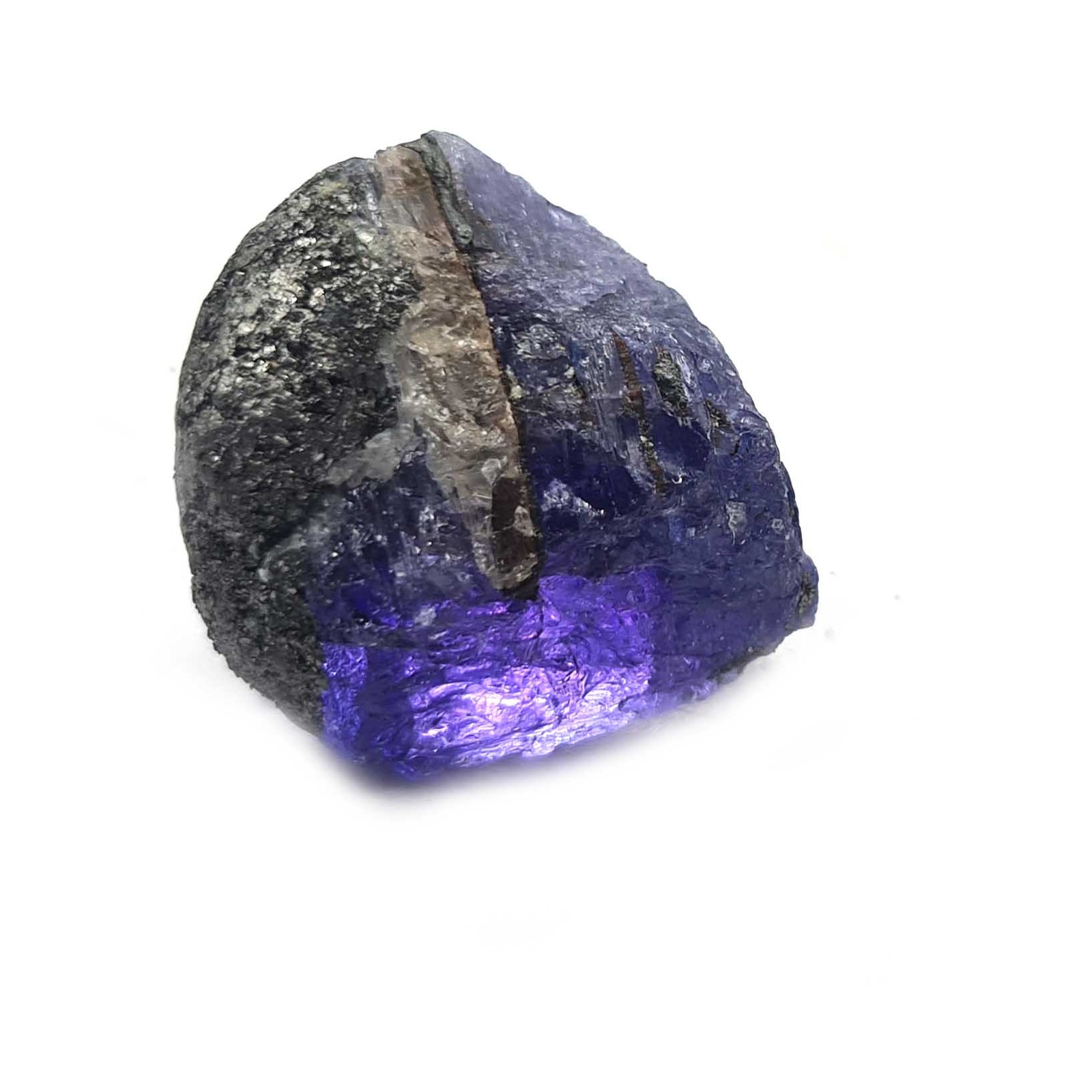 Natural Tanzanite Raw Rough Loose Gemstone 31*28*28 MM 173 CT