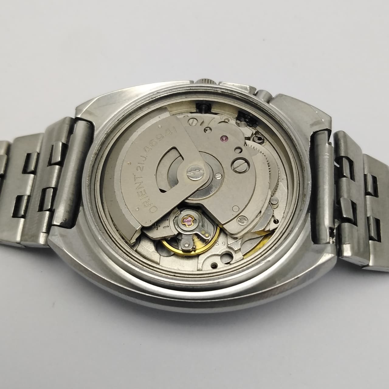 Orient 3 Star Automatic AJ469603-6J Two Tone Dial Green Vintage Men’s Watch