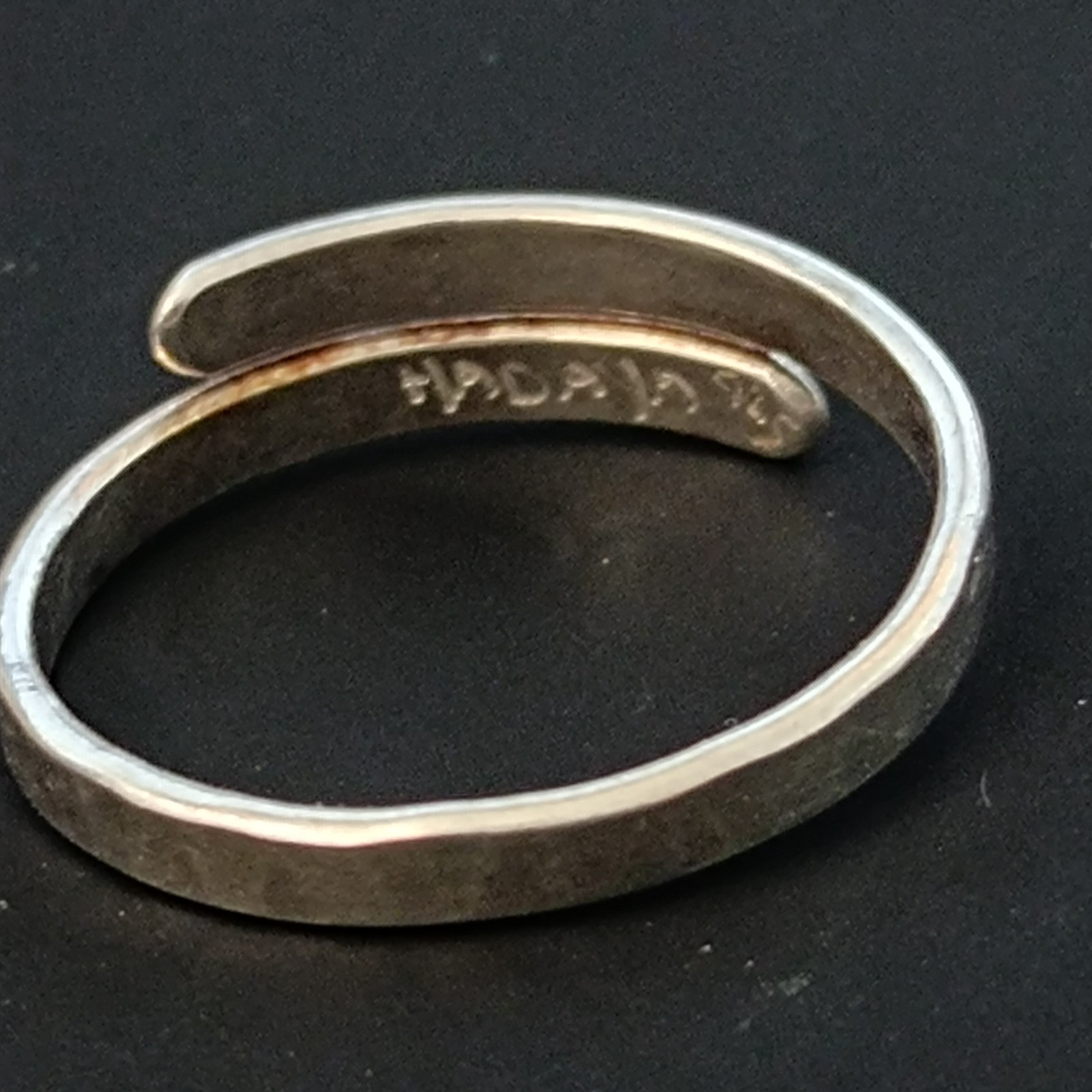 Hebrew Jewish Ring Know Before Whom You Stand Sterling Silver 10 Men Women Gift