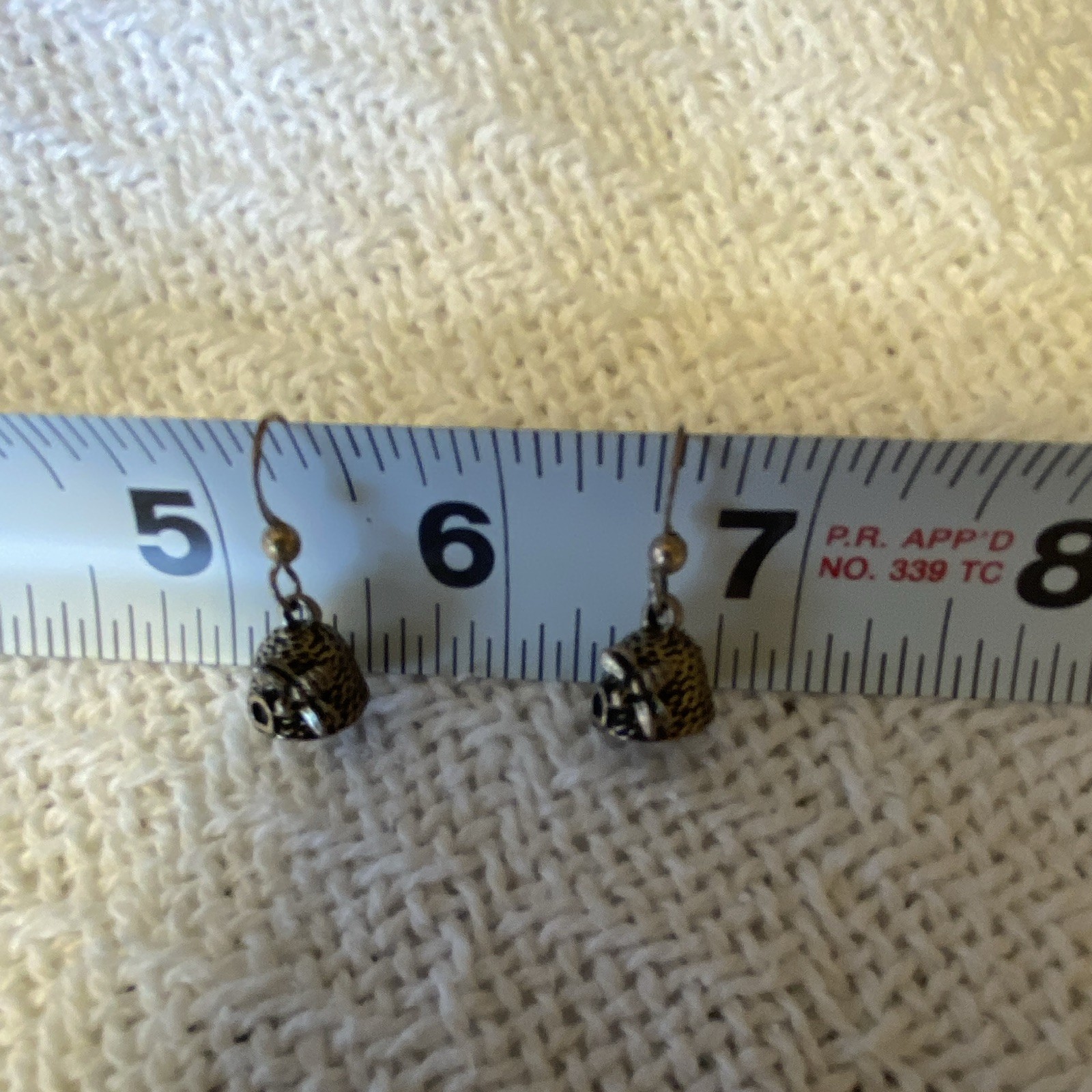 Dangle Earrings Bee And Bee Hive