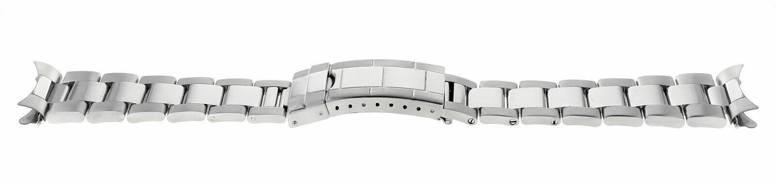 20MM OYSTER WATCH BAND BRACELET FOR ROLEX EXPLORER SHINY CENTER FLIP LOCK 78390