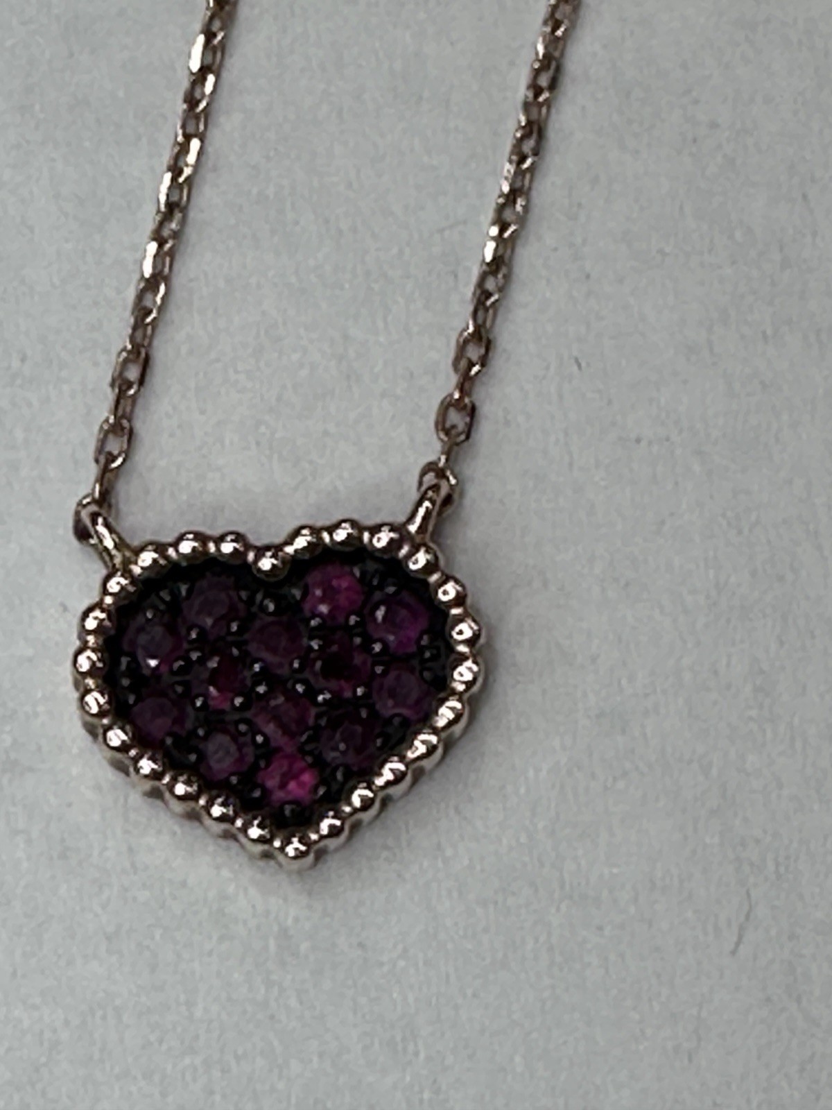 Effy Ruby Heart Necklace