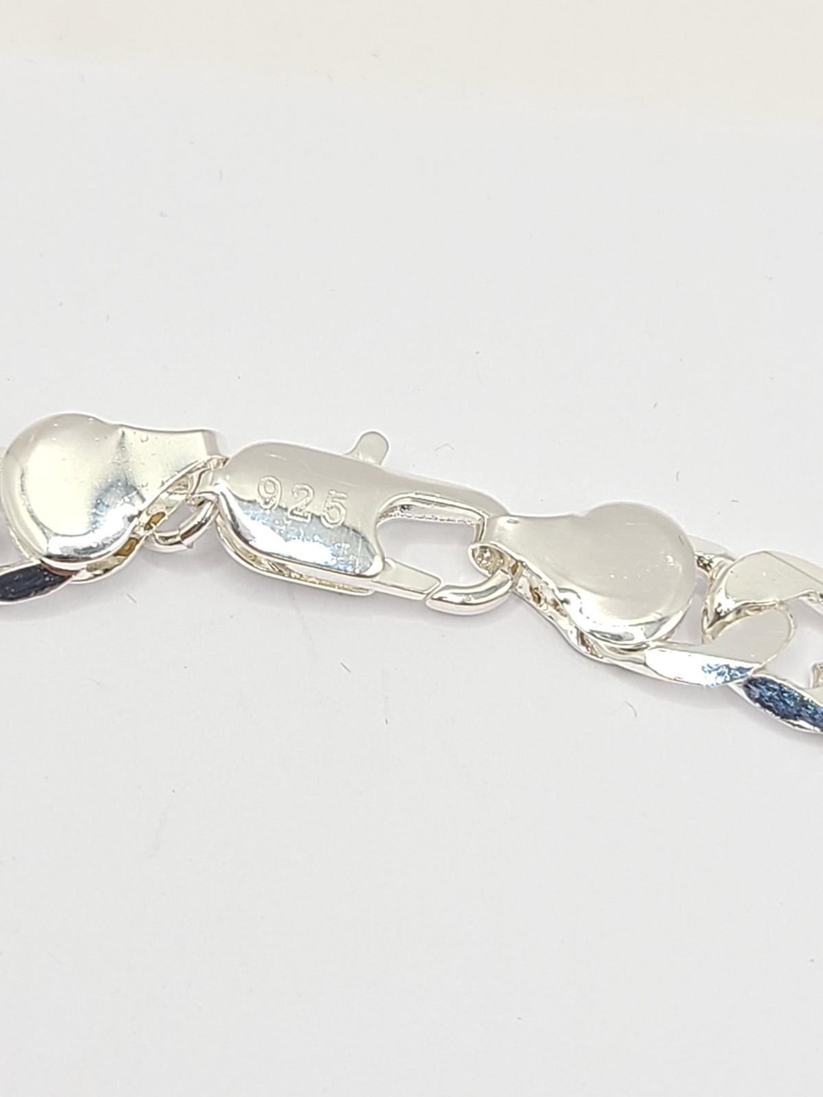 925 Sterling Silver Figaro Chain Necklace 8mm / 35 grams / 23”